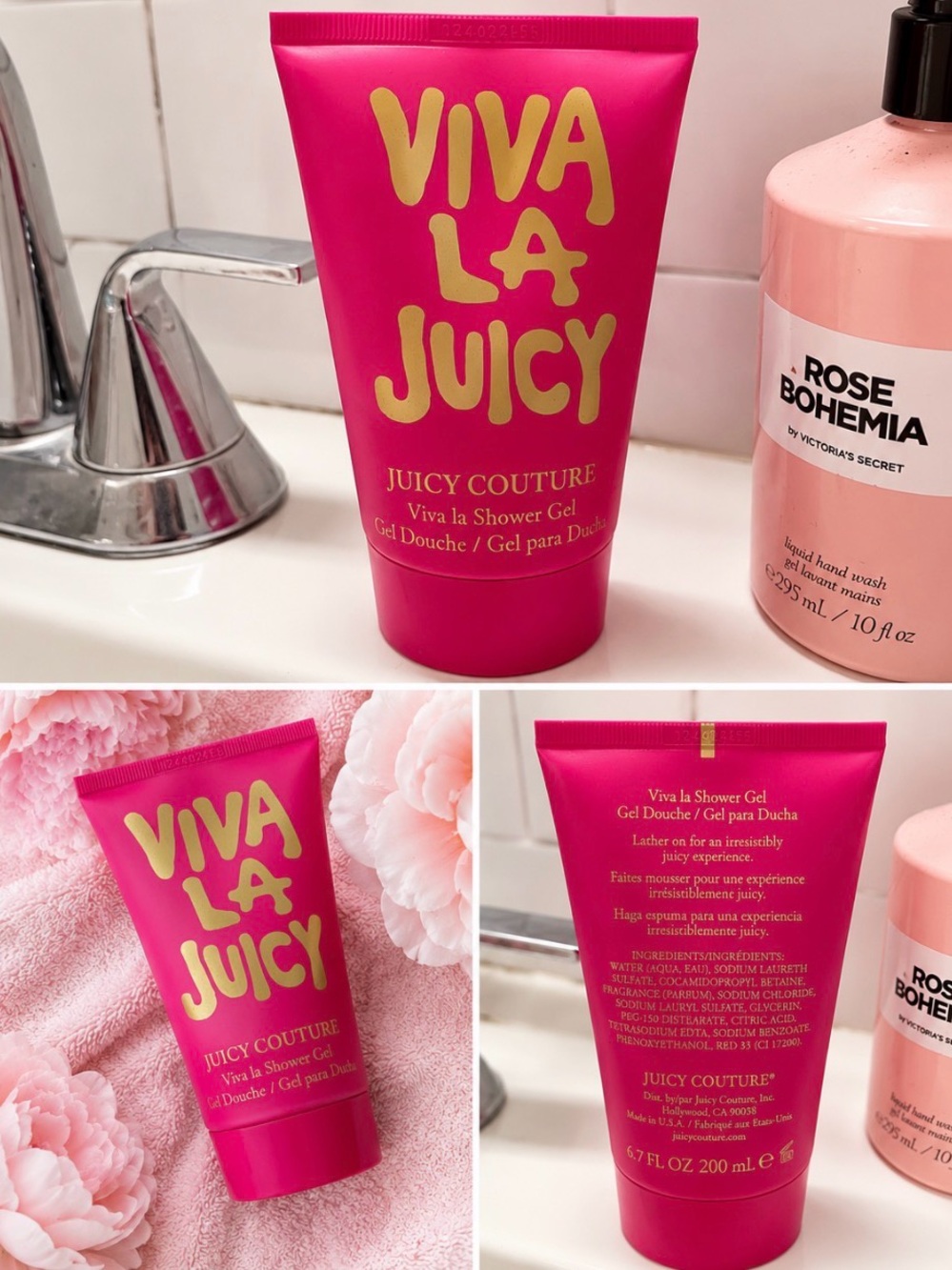 Juicy Couture Viva La Juicy Bright Pink Shower Gel
